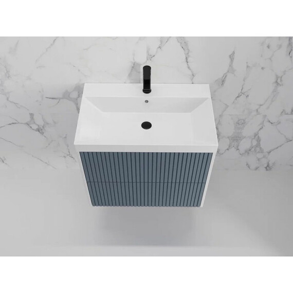 ТУМБА ПОДВЕСНАЯ STYLE LINE "СТОКГОЛЬМ 70", CLASSIC 70, (2 ЯЩ.) ГРАФИТ СОФТ, PUSH