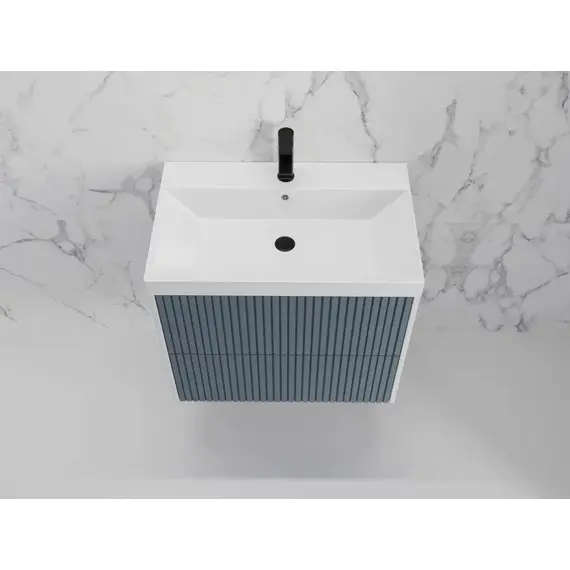 ТУМБА ПОДВЕСНАЯ STYLE LINE "СТОКГОЛЬМ 70", CLASSIC 70, (2 ЯЩ.) ГРАФИТ СОФТ, PUSH