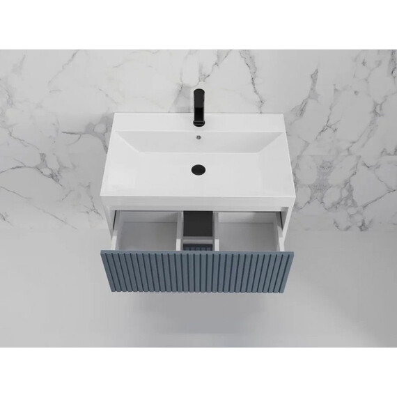 ТУМБА ПОДВЕСНАЯ STYLE LINE "СТОКГОЛЬМ 70", CLASSIC 70, (2 ЯЩ.) ГРАФИТ СОФТ, PUSH