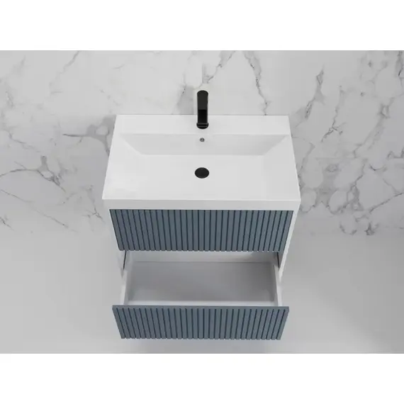 ТУМБА ПОДВЕСНАЯ STYLE LINE "СТОКГОЛЬМ 70", CLASSIC 70, (2 ЯЩ.) ГРАФИТ СОФТ, PUSH