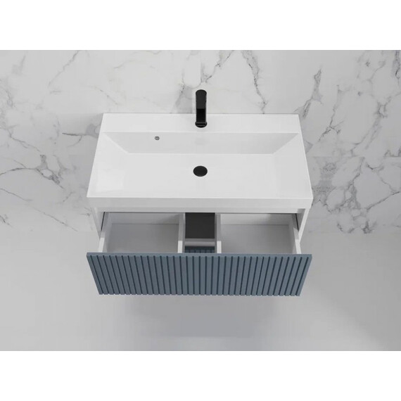 ТУМБА ПОДВЕСНАЯ STYLE LINE "СТОКГОЛЬМ 80", CLASSIC 80, (2 ЯЩ.) ГРАФИТ СОФТ, PUSH