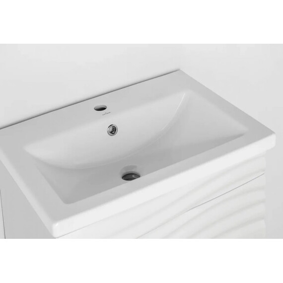 ТУМБА С РАКОВИНОЙ STYLE LINE ПОДВЕСНАЯ ВЕРОНИКА 60, КОМО 60, ЛЮКС БЕЛАЯ, PLUS