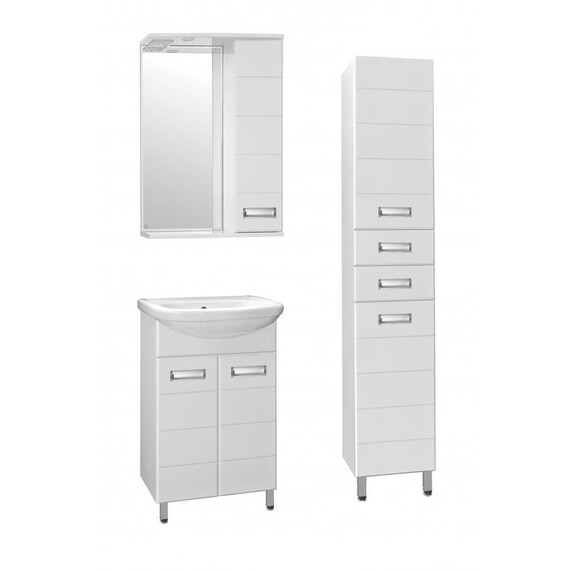 ТУМБА С РАКОВИНОЙ STYLE LINE ИРИС 55 ПОД УМЫВАЛЬНИК УЮТ 55