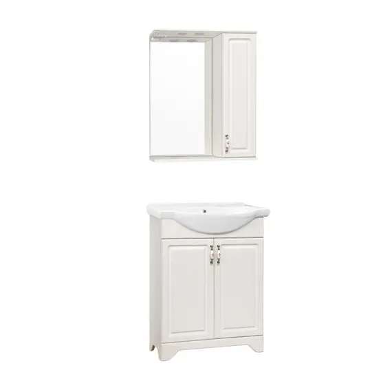 ТУМБА С РАКОВИНОЙ STYLE LINE ОЛЕАНДР-2 65 ПОД УМЫВАЛЬНИК БАЙКАЛ 65, РЕЛЬЕФ ПАСТЕЛЬ