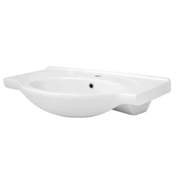 ТУМБА С РАКОВИНОЙ STYLE LINE ОЛЕАНДР-2 75 (2ЯЩ.) ПОД УМЫВАЛЬНИК БАЙКАЛ 75, БЕЛАЯ