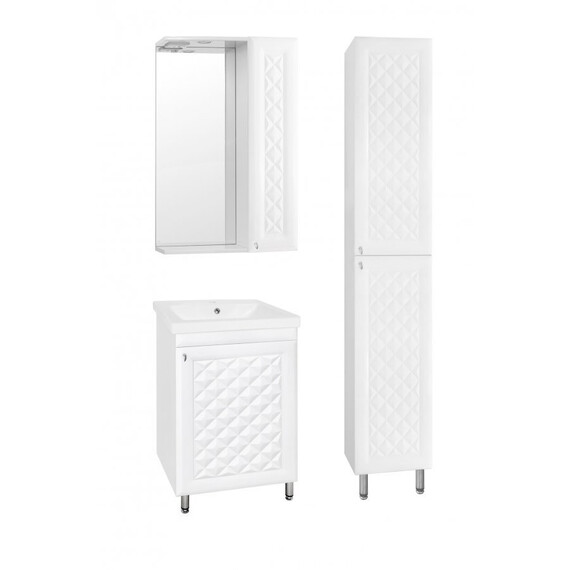 ТУМБА С РАКОВИНОЙ STYLE LINE КАННА 50 ПОД УМЫВАЛЬНИК КОМО-50, ЛЮКС