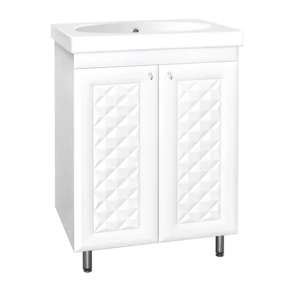 ТУМБА С РАКОВИНОЙ STYLE LINE КАННА 60 ПОД УМЫВАЛЬНИК КОМО 60, ЛЮКС