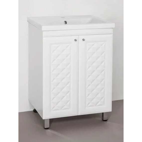 ТУМБА С РАКОВИНОЙ STYLE LINE КАННА 60 ПОД УМЫВАЛЬНИК КОМО 60, ЛЮКС