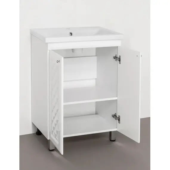 ТУМБА С РАКОВИНОЙ STYLE LINE КАННА 60 ПОД УМЫВАЛЬНИК КОМО 60, ЛЮКС