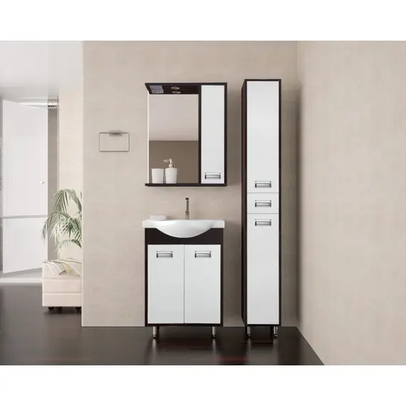 ТУМБА С РАКОВИНОЙ STYLE LINE ЭКО СТИЛЬ (W) 9 ПОД УМЫВАЛЬНИК ЛАДОГА 50