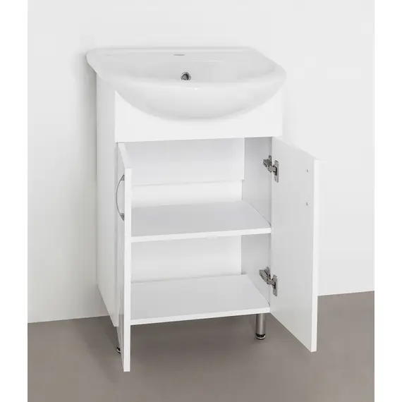 ТУМБА С РАКОВИНОЙ STYLE LINE ЭКО ФЬЮЖН 9 ПОД УМЫВАЛЬНИК УЮТ 55