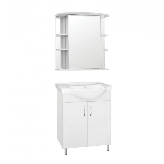 ТУМБА С РАКОВИНОЙ STYLE LINE ЭКО СТАНДАРТ 23 ПОД УМЫВАЛЬНИК ЭРИКА 70