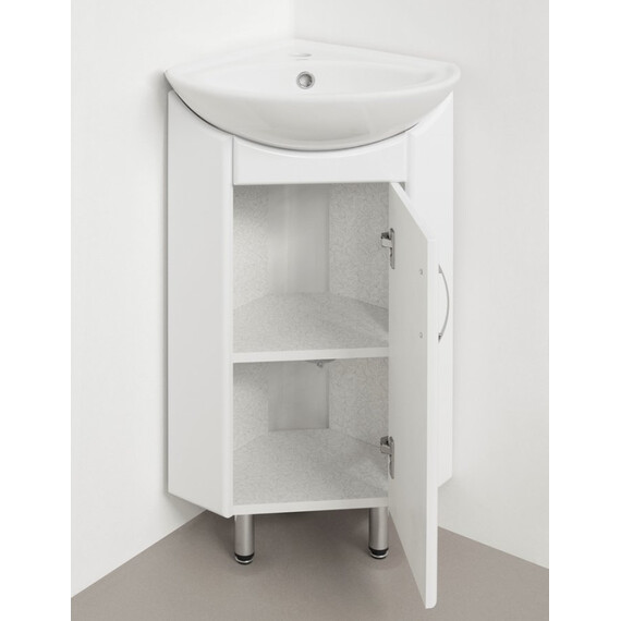 ТУМБА С РАКОВИНОЙ STYLE LINE ВЕЕР УГЛОВАЯ