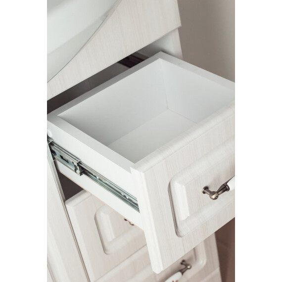 ТУМБА С РАКОВИНОЙ STYLE LINE ОЛЕАНДР-2 90 (3 ЯЩ.) ПОД УМЫВАЛЬНИК ЭЛЬБРУС 90, РЕЛЬЕФ ПАСТЕЛЬ