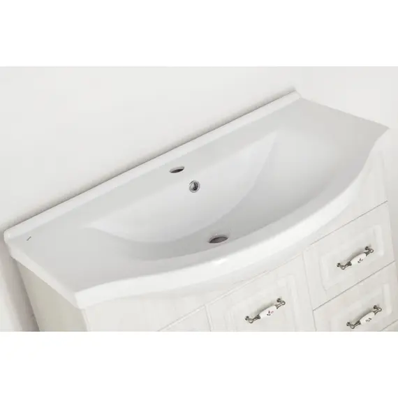 ТУМБА С РАКОВИНОЙ STYLE LINE ОЛЕАНДР-2 90 (3 ЯЩ.) ПОД УМЫВАЛЬНИК ЭЛЬБРУС 90, РЕЛЬЕФ ПАСТЕЛЬ