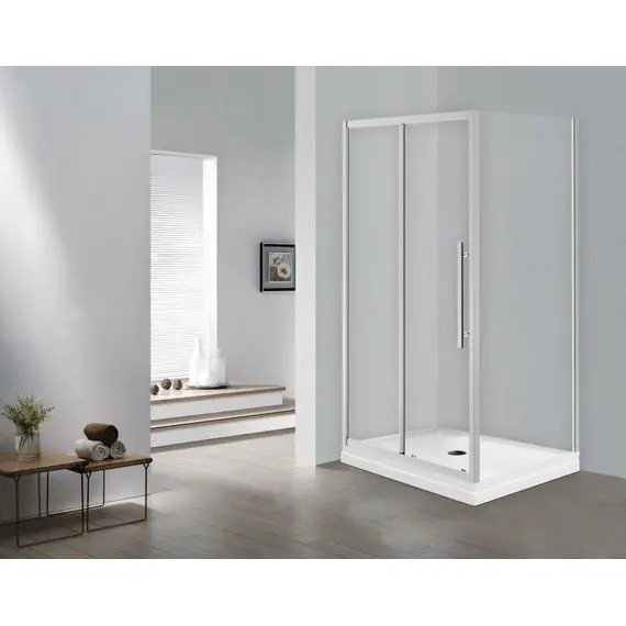 ОГРАЖДЕНИЕ ДУШЕВОЕ ESBANO ESF-128PS-C ХРОМ