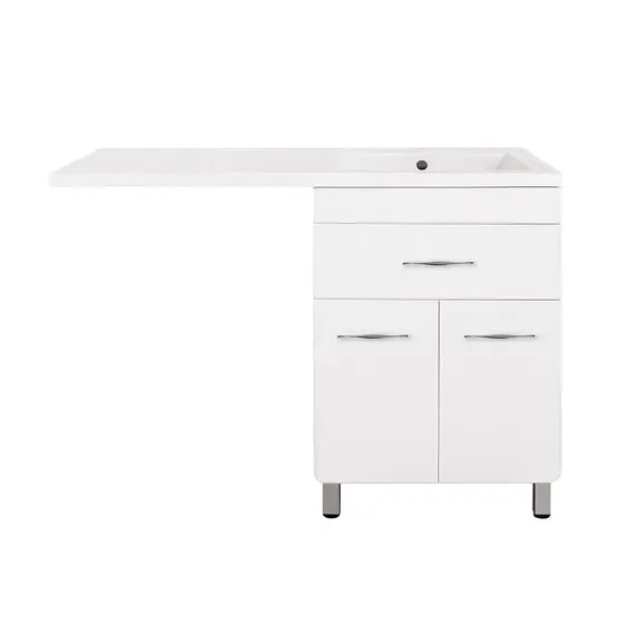 ТУМБА НАПОЛЬНАЯ STYLE LINE "ВАЛЕРО 60", ДАЛЛАС 120, ЛЮКС БЕЛАЯ, PLUS