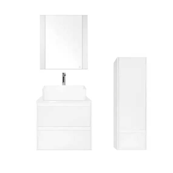 ТУМБА ПОДВЕСНАЯ STYLE LINE "МОНАКО 60" (2 ЯЩ.), ГАММА 56, ОСИНА БЕЛ /БЕЛ ЛАКОБЕЛЬ, PLUS