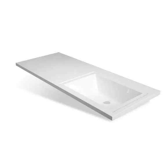 ТУМБА ПОДВЕСНАЯ STYLE LINE "ЖАСМИН 2 60" (2 ЯЩ.), КОСМОС 120, ЛЮКС БЕЛАЯ, PLUS