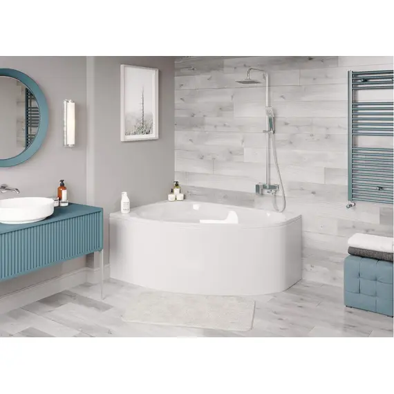 ВАННА АКРИЛОВАЯ VAGNERPLAST FLORA 150X100 ЛЕВАЯ