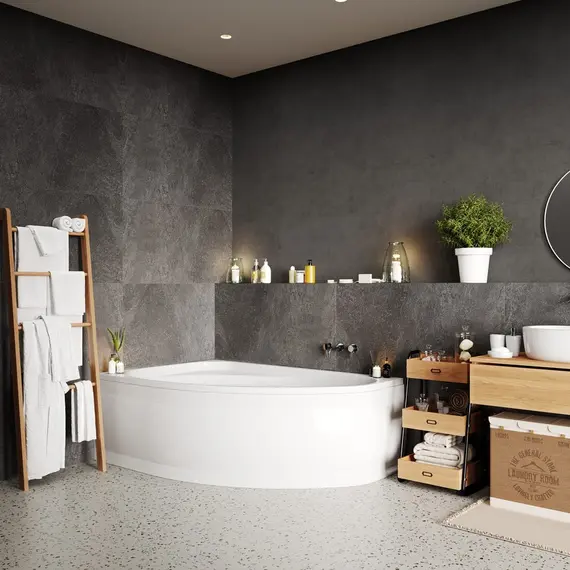 ВАННА АКРИЛОВАЯ VAGNERPLAST HAPI 170X110 ЛЕВАЯ