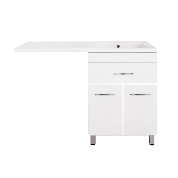 ТУМБА НАПОЛЬНАЯ STYLE LINE "ВАЛЕРО 60", ДАЛЛАС 120, ЛЮКС БЕЛАЯ, PLUS