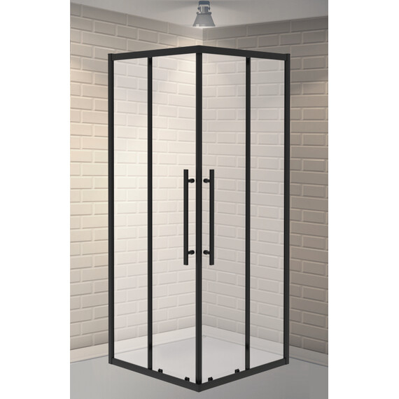 ОГРАЖДЕНИЕ ДУШЕВОЕ ESBANO ESF-90KV-B ЧЕРНЫЙ