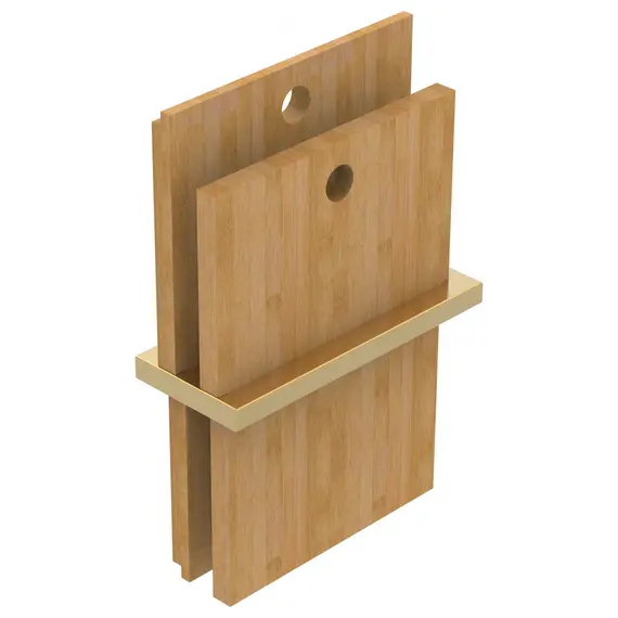 МОДУЛЬ С 2-МЯ РАЗДЕЛОЧНЫМИ ДОСКАМИ KANTERA PANAMA SLIM PEARLARC, EUREKA GOLD, PSR003-EG