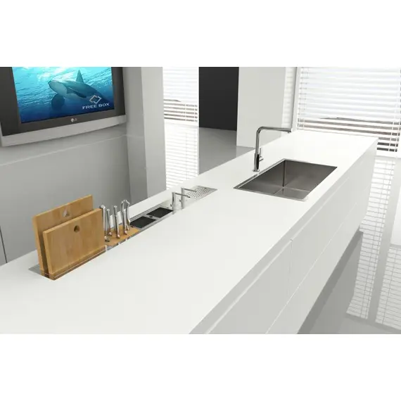 КУХОННЫЙ БЛОК KANTERA PANAMA SLIM PEARLARC, BLACK PEARL, PSR900-BP