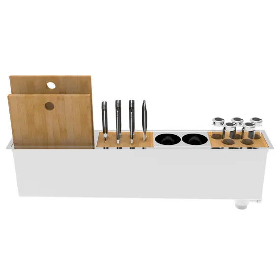 КУХОННЫЙ БЛОК KANTERA PANAMA SLIM PEARLARC, BLACK PEARL, PSR900-BP