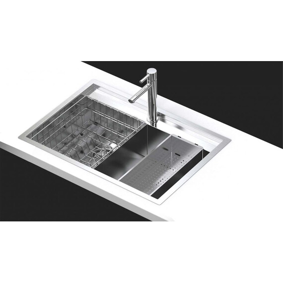 МОЙКА ДЛЯ КУХНИ KANTERA INTEGRATO V2 ITR450D/R (K)