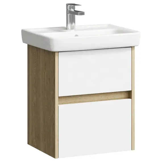 AQWELLA "СИТИ" ТУМБА ПОД УМЫВАЛЬНИК ПОДВЕСНАЯ , ЦВЕТ ДУБ БАЛТИЙСКИЙ CI0105DB