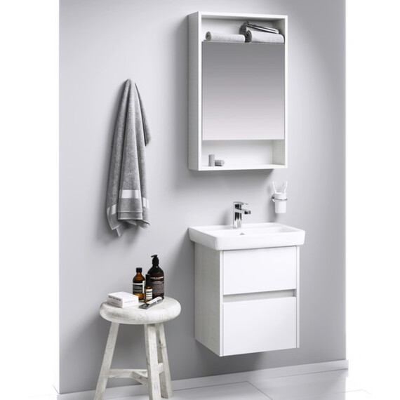 AQWELLA "СИТИ" ТУМБА ПОД УМЫВАЛЬНИК ПОДВЕСНАЯ , ЦВЕТ ДУБ КАНАДСКИЙ CI0105DK