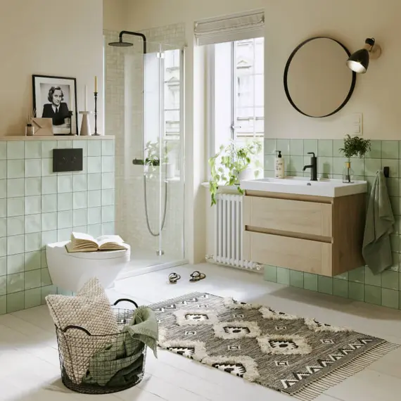 AQWELLA "ASTRID" ТУМБА ПОД УМЫВАЛЬНИК, ЦВЕТ ДУБ ДАВОС, AST0108DD