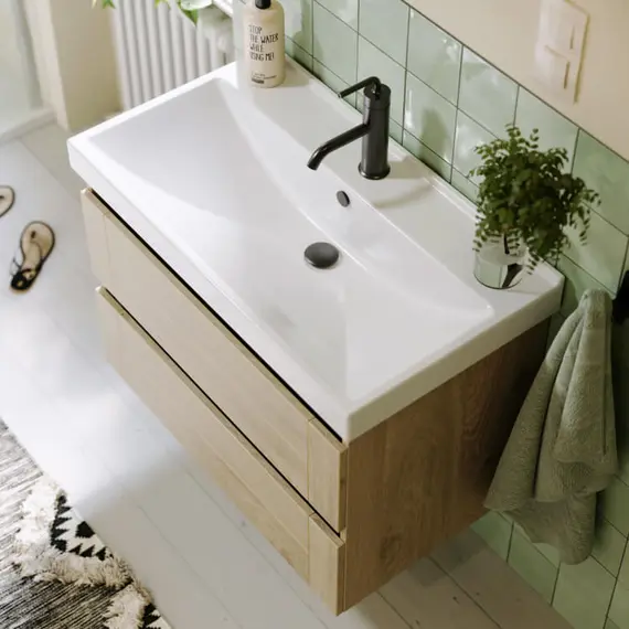 AQWELLA "ASTRID" ТУМБА ПОД УМЫВАЛЬНИК, ЦВЕТ ДУБ ДАВОС, AST0108DD