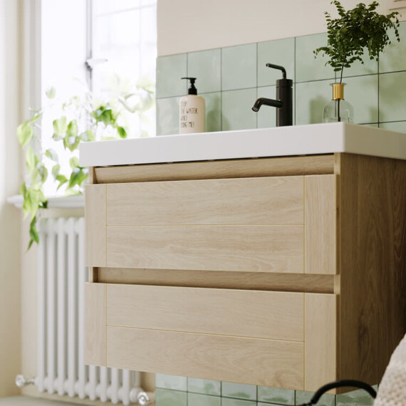 AQWELLA "ASTRID" ТУМБА ПОД УМЫВАЛЬНИК, ЦВЕТ ДУБ ДАВОС, AST0108DD