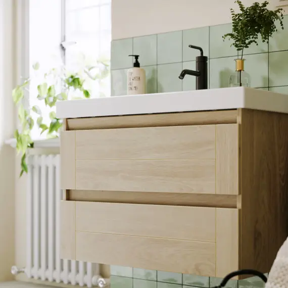 AQWELLA "ASTRID" ТУМБА ПОД УМЫВАЛЬНИК, ЦВЕТ ДУБ ДАВОС, AST0108DD