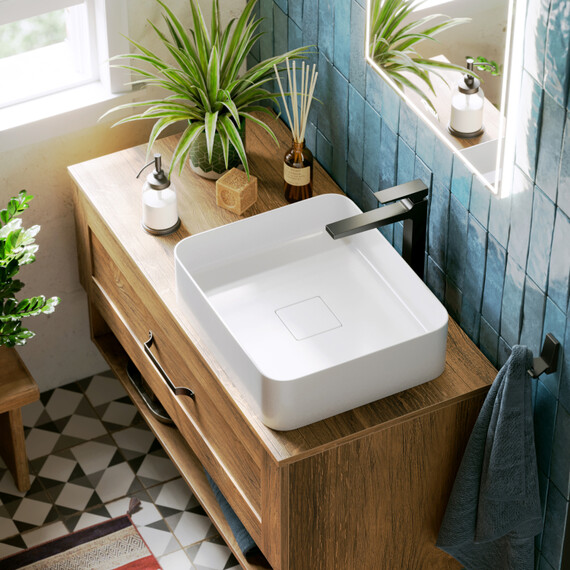 AQWELLA "CRAFT" ТУМБА ПОД УМЫВАЛЬНИК, ЦВЕТ ДУБ БАЛТИЙСКИЙ, CRF0110DB