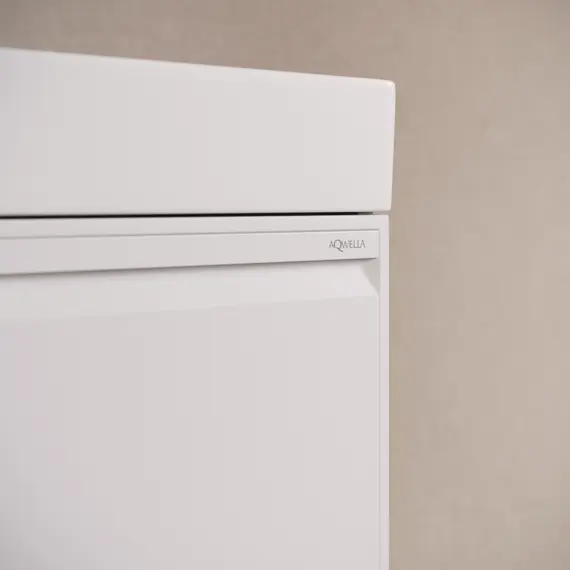 AQWELLA "PURE" ТУМБА ПОД УМЫВАЛЬНИК, ЦВЕТ БЕЛЫЙ, PUR0108WM