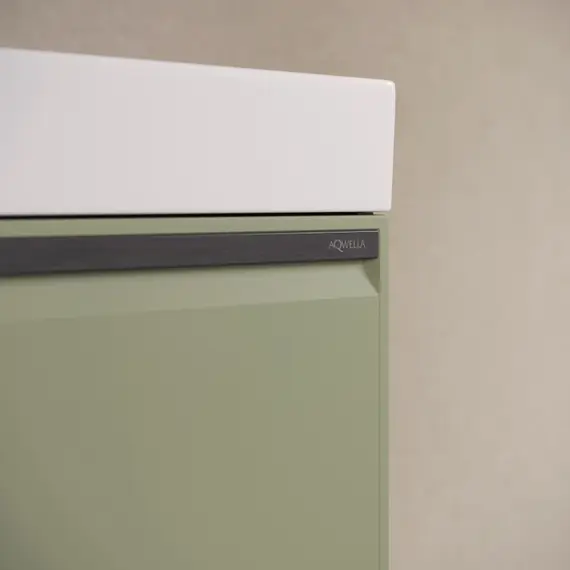 AQWELLA "PURE" ТУМБА ПОД УМЫВАЛЬНИК, ЦВЕТ ШАЛФЕЙ ЗЕЛЕНЫЙ, PUR0110SH