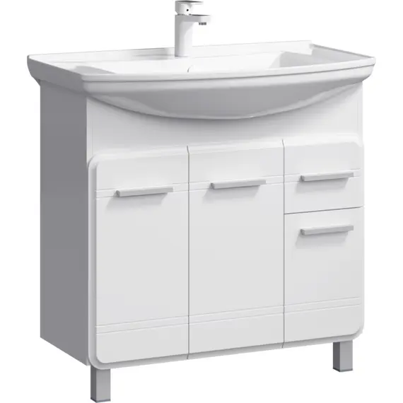 AQWELLA "КОРСИКА" ТУМБА ПОД УМЫВАЛЬНИК  НА НОЖКАХ  KOR0108