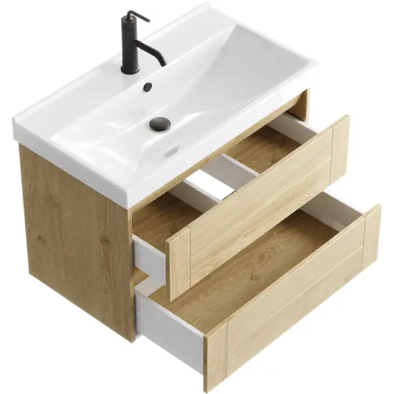 AQWELLA "ASTRID" ТУМБА ПОД УМЫВАЛЬНИК, ЦВЕТ ДУБ ДАВОС, AST0108DD