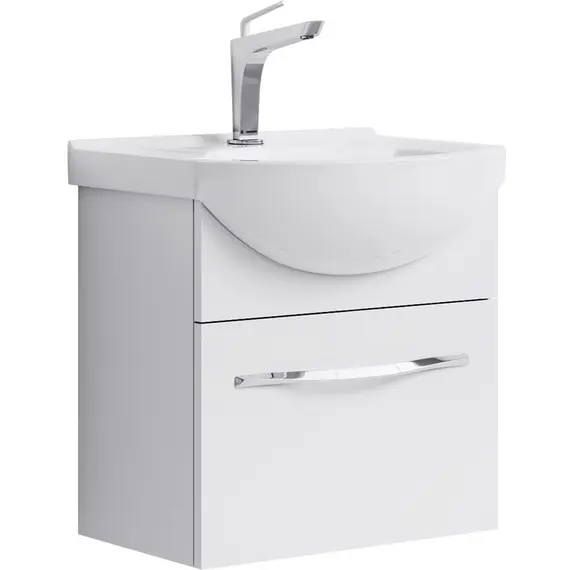 AQWELLA "АЛЛЕГРО" ТУМБА ПОД УМЫВАЛЬНИК, ЦВЕТ БЕЛЫЙ, AGR.01.05/1