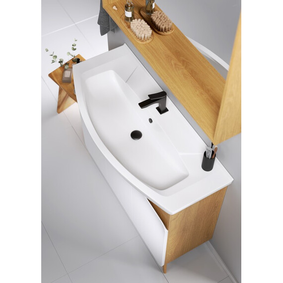 AQWELLA "BASIC" ТУМБА ПОД УМЫВАЛЬНИК, ЦВЕТ ДУБ ЗОЛОТОЙ, BAS0110DZ