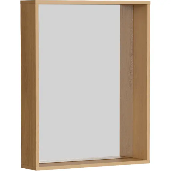 AQWELLA "BASIC" ЗЕРКАЛО В РАМЕ, ЦВЕТ ДУБ ЗОЛОТОЙ, BAS0207DZ