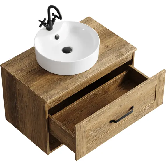 AQWELLA "CRAFT" ТУМБА ПОД УМЫВАЛЬНИК, ЦВЕТ ДУБ БАЛТИЙСКИЙ, CRF0108DB