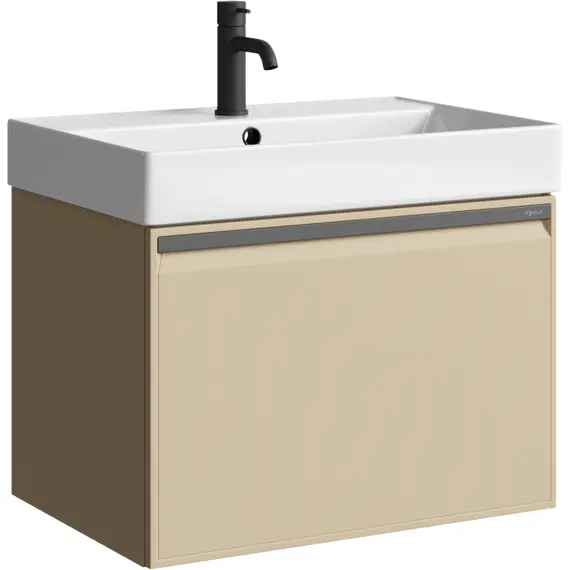 AQWELLA "PURE" ТУМБА ПОД УМЫВАЛЬНИК, ЦВЕТ КАПУЧИНО СВЕТЛЫЙ, PUR0165KS