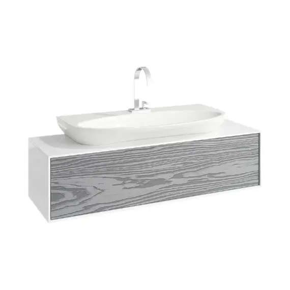 AQWELLA "GENESIS" ТУМБА ПОД УМЫВАЛЬНИК, ЦВЕТ МИЛЛЕНИУМ СЕРЫЙ, GEN0112MG