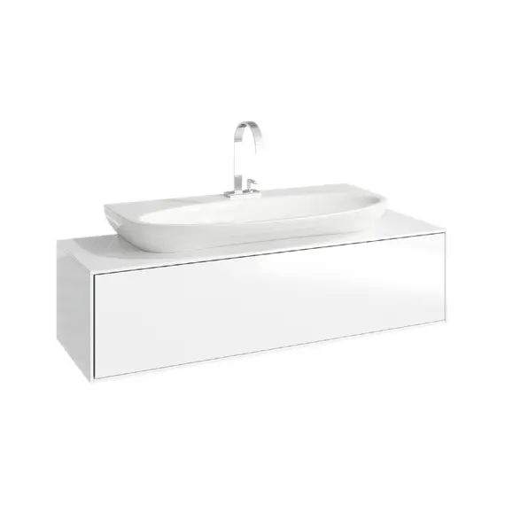 AQWELLA "GENESIS" ТУМБА ПОД УМЫВАЛЬНИК, ЦВЕТ БЕЛЫЙ, GEN0112W