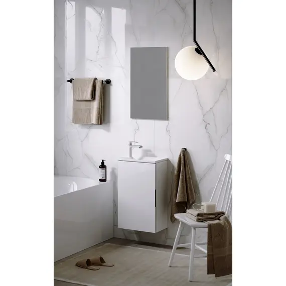 AQWELLA "ACCENT" ТУМБА ПОД УМЫВАЛЬНИК, ЦВЕТ БЕЛЫЙ, ACC0104W